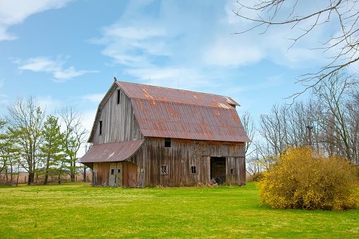 Old Deserted Barn-Tipton County, Indiana