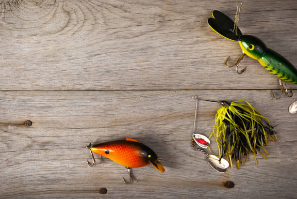 istock Old fishing lures. 1310000681