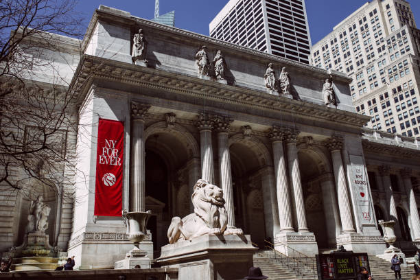 ニューヨーク公共図書館 - new york public library ストックフォトと画像