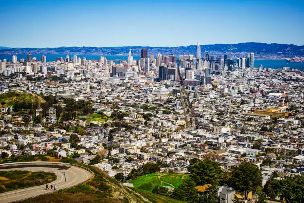 Photo of View of San Francisco city from Twin Peaks in San Francisco