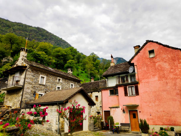 istock Beautiful scene in Lodano, Valle Maggia, Switzerland 1310016167