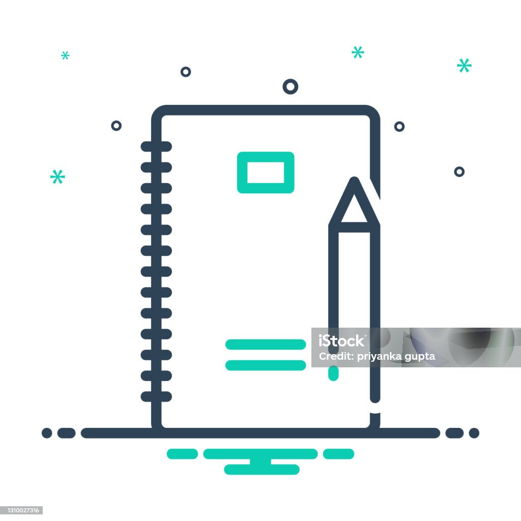 Writing Script Stock Illustration - Download Image Now - Document ...