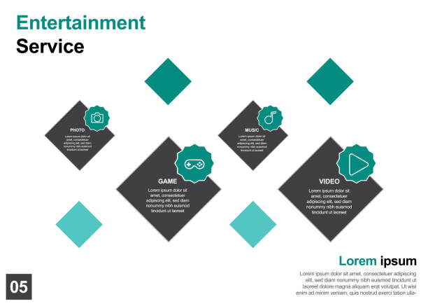 istock entertainment service design template perfect for brochures, marketing promotion, infographics 1310041246