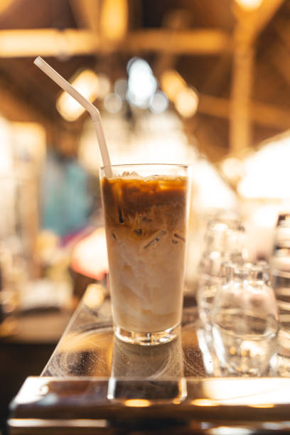istock Iced milk coffee in a glass 1310041432