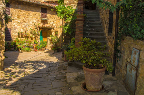 istock Buildings in Montefioralle, Tuscany 1310043339