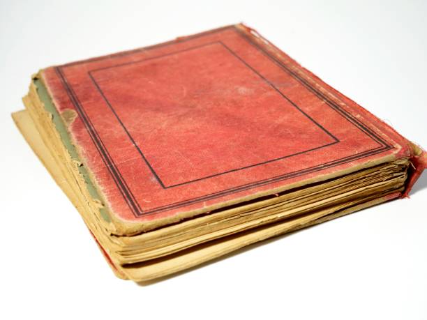 istock Old antique book with red cover 1310052217