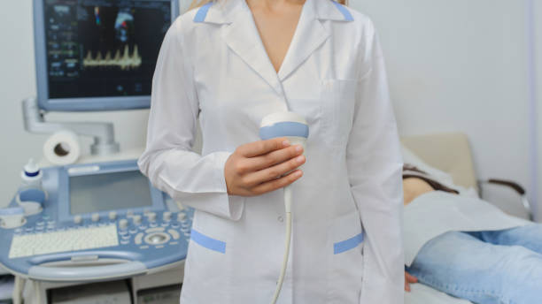 istock The doctor using the ultrasonography device 1310064040