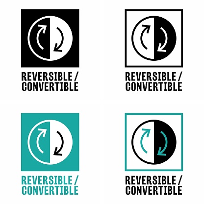 Ícono Reversible Ilustración de Signo Reversible De Información Sobre Vectores ...