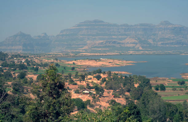 istock View of Pimpalgaon Joga Dam and mountain ranges 1310068104