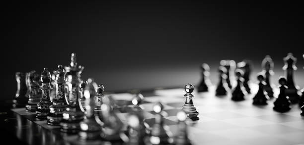 istock Chess game. Strategic desicion making. Plan and competition 1310068374