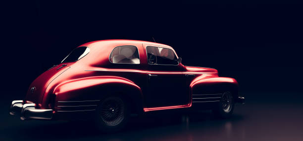 istock Classic retro car. Vintage vehicle 1310069159