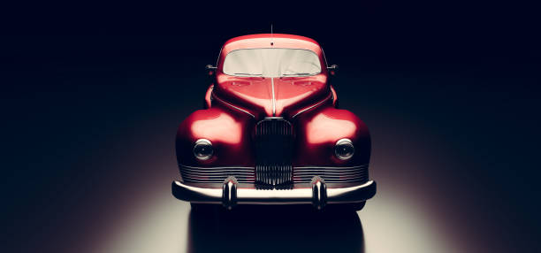 istock Classic retro car. Vintage vehicle 1310069163