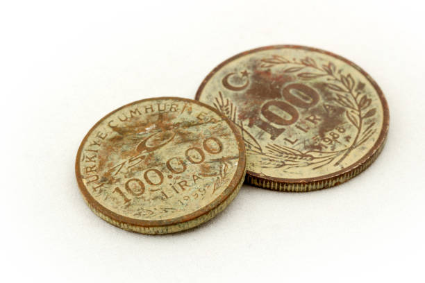 istock Old Turkish coin. Money collection. 1310072216