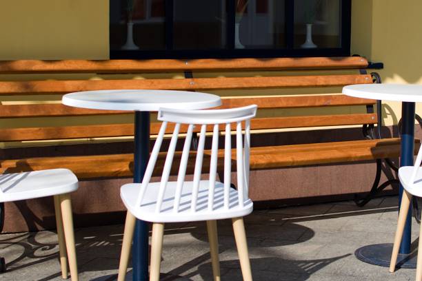 istock free outdoor cafe tables in white 1310075418