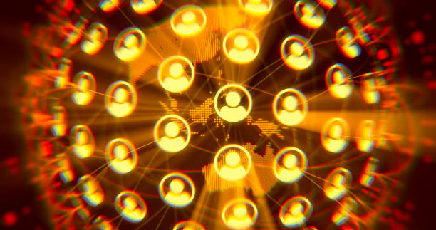 istock Social Media Followers on World Globe 1310077215