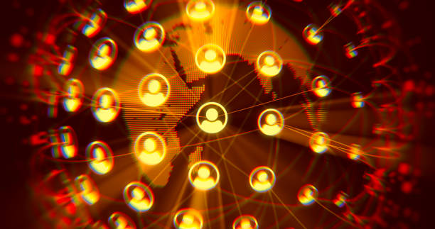 istock Social Media Followers on World Globe 1310077218