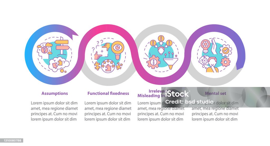 Problem Solving Issues Vector Infographic Template Stock Illustration ...
