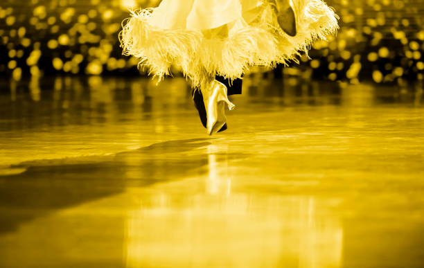 istock Low Section Of Woman Dancing On Floor 1310083639