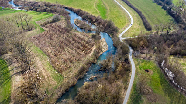 istock Renaturation of a small river 1310084480