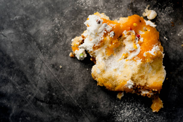 istock leftovers of a cake on gray stone surface 1310086108