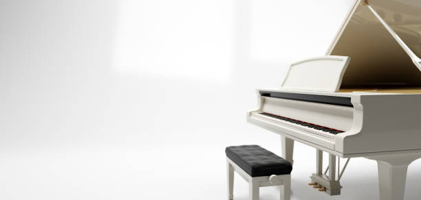 istock Classic grand piano keyboard 1310087894