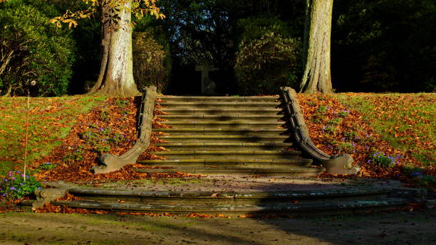 istock Stairs in the cemetery 1310090815