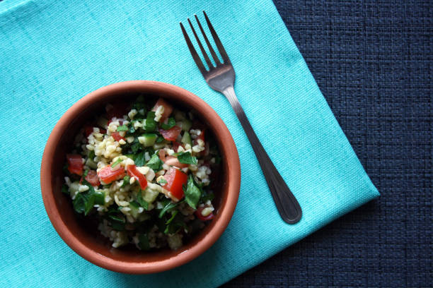 istock Traditional Arab Tabouleh salad in a bowl. 1310091081