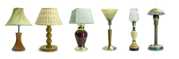 istock set of retro, vintage table lamps isolated on white 1310093580