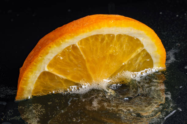 istock Ripe sweet orange slice 1310095861