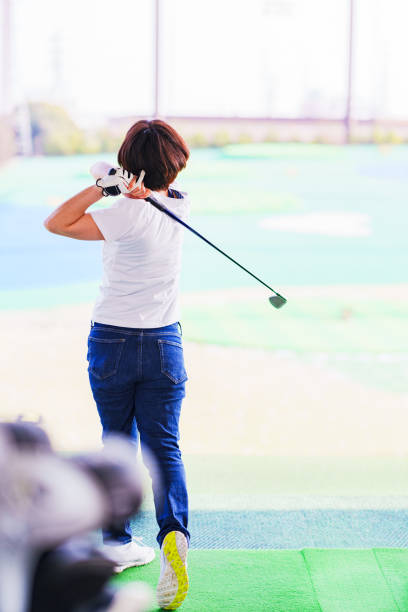 istock A woman play golf for diet 1310100849