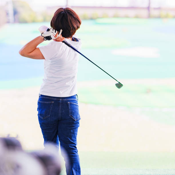 istock A woman play golf for diet 1310100870