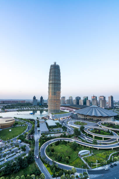 istock Zhengzhou East new district in China 1310102478