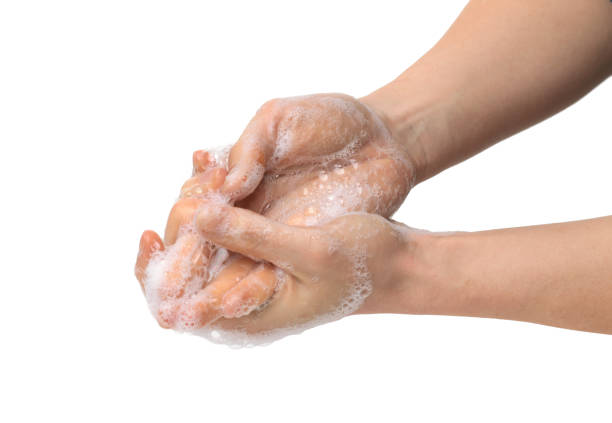 istock Vigorous wash and disinfect the hands 1310107860