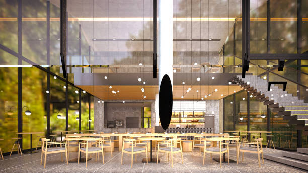 istock 3D render of cafetaria and restaurant 1310108860