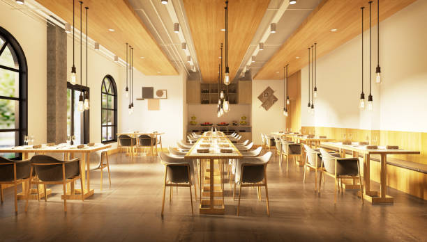 istock 3D render of cafetaria and restaurant 1310108882