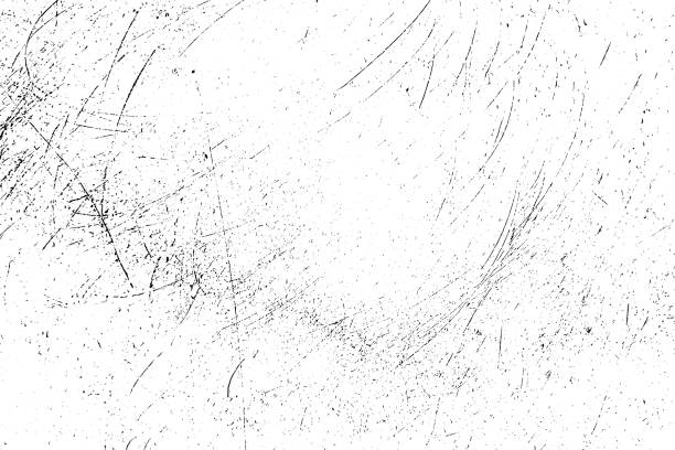 Distressed black texture. Distressed black texture. Dark grainy texture on white background. Dust overlay textured. Grain noise particles. Rusted white effect. Grunge design elements. Vector illustration, EPS 10. scratching stock illustrations