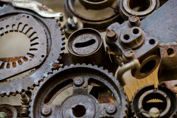 istock Close-up metal cogs and gears 1310114810