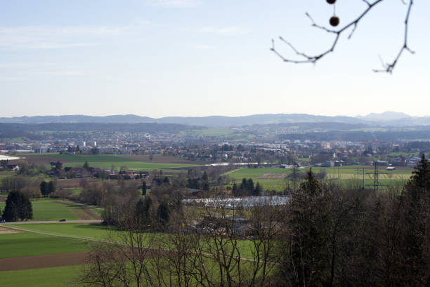 istock Panorama of Glatt valley at springtime, Switzerland. 1310118697