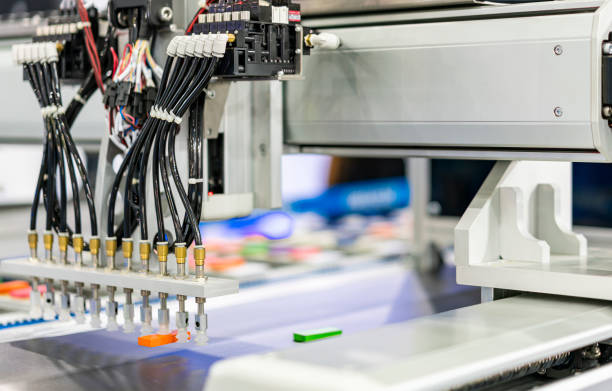 istock high technology and precision automatic vacuum or suction cup for pick - place transport various material goods or product of on manufacturing  process continuous line in industrial 1310133039