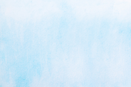 Blue light watercolor background, texture paper