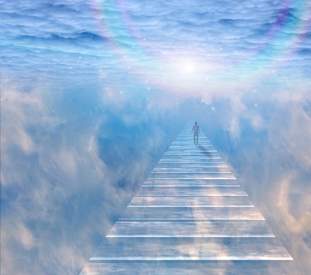 Way to Eternity. 3D rendering