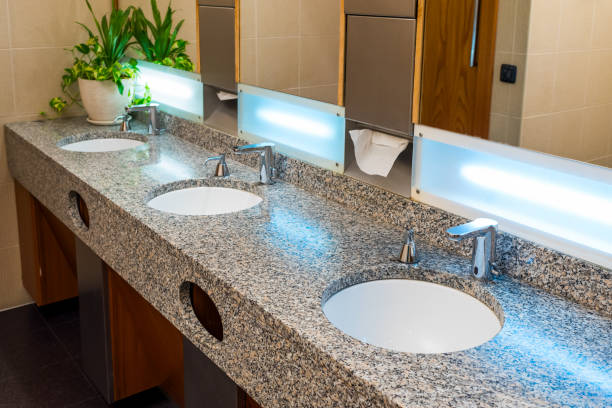 istock washbasins in the toilet 1310146347