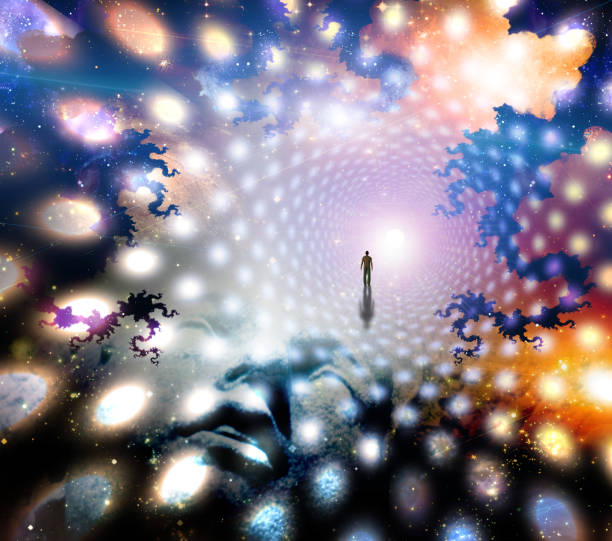 Man in tunnel of eternity