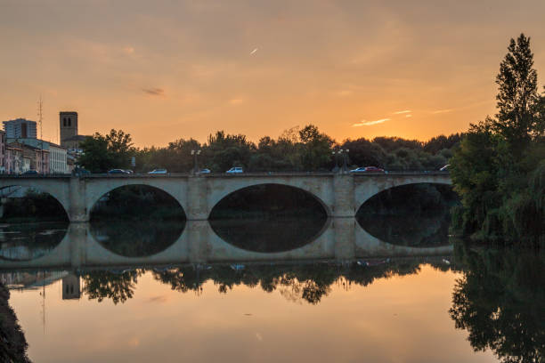 istock Stone bridge in Logrono, La Rioja region, Spain 1310154187
