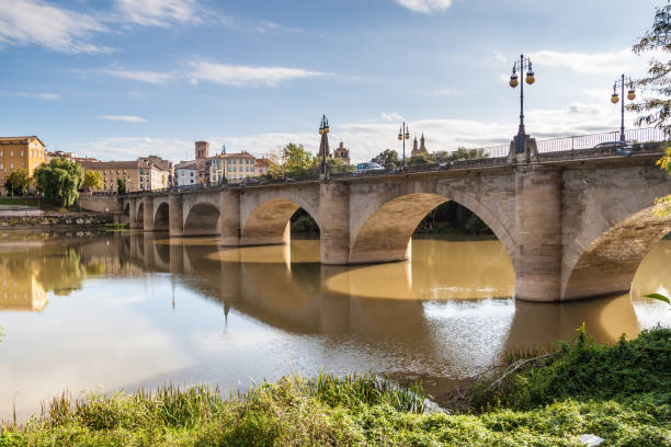 istock Stone bridge in Logrono, La Rioja region, Spain 1310154210