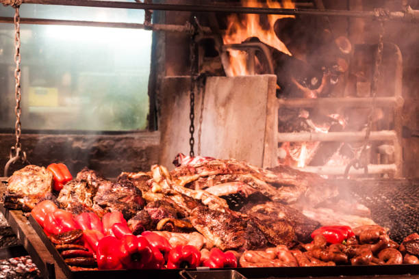 istock Barbecue in Mercado del Puerto in Montevideo 1310155532