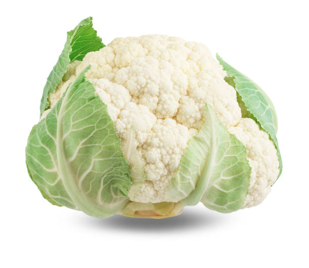 istock Cauliflower isolated on white background with clipping path 1310158406