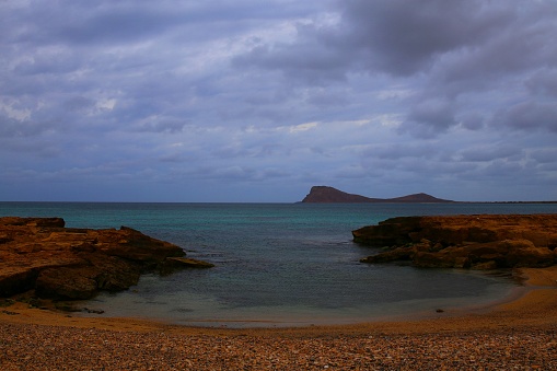 A beautiful peaceful bay in Sal Island
