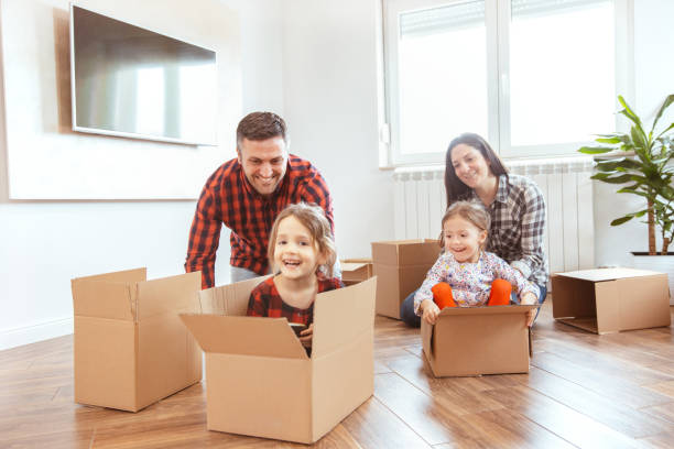 istock A young family at home plays together 1310188236
