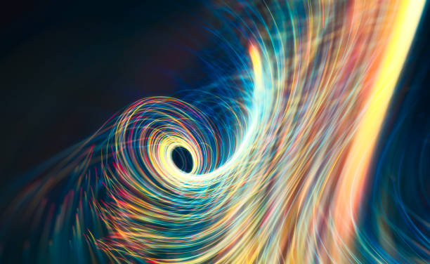 Abstract wavy colored lines abstract background mixing photos stock pictures, royalty-free photos & images